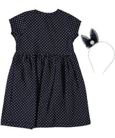 Rochita casual de vara, Blue, bumbac, bleumarin